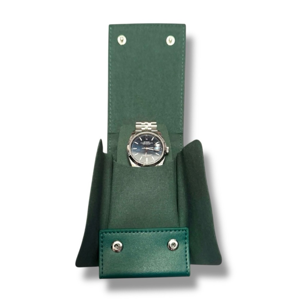 🆕💕ROLEX Soft Travel Watch Case Pouch Only • GREEN • UNISEX - Picture 8 of 8